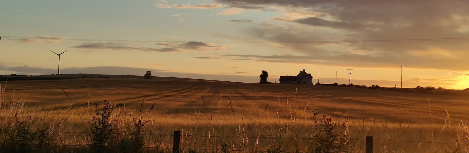 Fordyce village at sunset